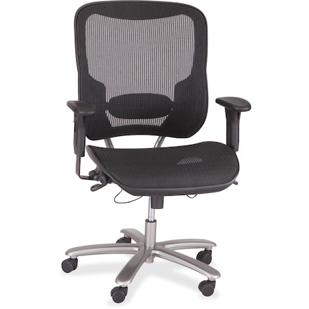 Safco CHAIR, BIG&TALL, ALL MESH, BK SAF3505BL